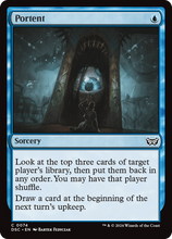 Portent (DSC-074) - Duskmourn: House of Horror Commander