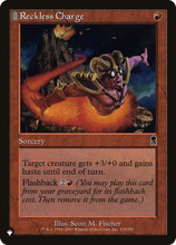 Reckless Charge (PLST-ODY-215) - The List: (tombstone)
