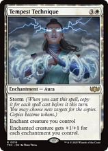 Tempest Technique (TDC-016) - Commander: Tarkir: Dragonstorm