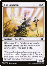 Kor Celebrant (PLST-ZNR-22) - The List