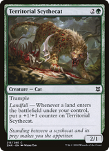 Territorial Scythecat (ZNR-213) - Zendikar Rising Foil