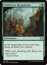 Wilderness Reclamation (DSC-205) - Duskmourn: House of Horror Commander