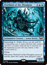 Overlord of the Floodpits (DSK-068) - Duskmourn: House of Horror Foil
