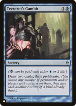 Tezzeret's Gambit (PLST-NPH-47) - The List