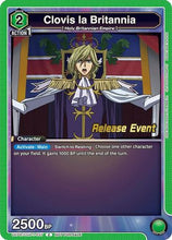 Clovis la Britannia (UEPR/CGH-1-037) - Code Geass Lelouch of the Rebellion Release Event Cards