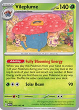 Vileplume - 045/165 (Scarlet and Violet: 151) - Deck Exclusives