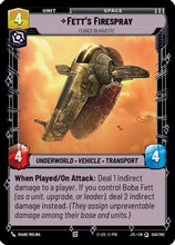 Fett's Firespray - Feared Silhouette (240/257) - Jump to Lightspeed
