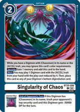 Singularity of Chaos (BT20-099) - Release Special Booster 2.5