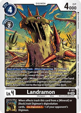 Landramon (Store Tournament 2025 Vo.1 Participation Pack) (P-167) - Digimon Promotion Cards