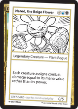 Narod, the Beige Flower (MB2-999-NTBF) - Mystery Booster 2