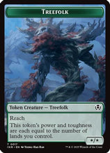 Treefolk // Emblem - Wrenn and Seven Double-Sided Token (-17 // 27) - Innistrad Remastered Foil