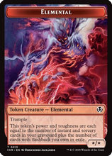 Elemental // Human (0014) Double-Sided Token (-13 // 14) - Innistrad Remastered