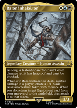 Ratonhnhaké꞉ton (ACR-244) - Assassin's Creed Etched Foil