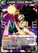 Cumber, Vicious Warrior (BT27-110) - History of Z Foil