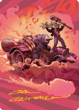 Burner Rocket Art Card (Gold-Stamped Signature) (AADFT-041) - Art Series: Aetherdrift