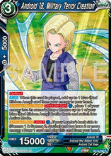 Android 18, Military Terror Creation (BT27-029) - History of Z