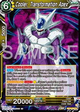 Cooler, Transformation Apex (BT27-081) - History of Z