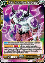 Frieza, Uncontrollable Transformation (BT27-078) - History of Z