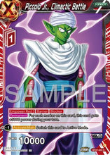 Piccolo Jr., Climactic Battle (BT27-003) - History of Z