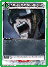 It's About Me Taking You On Right Here, Right Now (UE06BT/OPM-1-065) - UE06BT One Punch Man