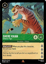Shere Khan - Infamous Tiger (92/204) - Archazias Island Cold Foil
