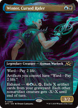 Winter, Cursed Rider (Borderless) (-369) - Aetherdrift