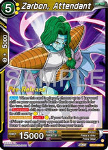 Zarbon, Attendant (BT27-080) - History of Z Release Event Cards