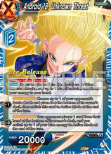 Android 18, Unknown Threat (BT27-028) - History of Z Release Event Cards