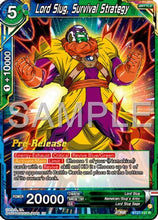 Lord Slug, Survival Strategy (BT27-127) - History of Z Release Event Cards