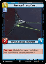 Omicron Strike Craft (Foil) (562) - Jump to Lightspeed