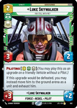 Luke Skywalker - You Still With Me? (Foil) (592) - Jump to Lightspeed Foil