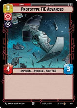 Prototype TIE Advanced (Foil) (634) - Jump to Lightspeed Foil