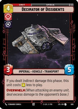 Decimator of Dissidents (Foil) (636) - Jump to Lightspeed Foil