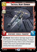 Tactical Heavy Bomber (Foil) (650) - Jump to Lightspeed Foil