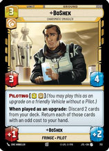 BoShek - Charismatic Smuggler (Foil) (713) - Jump to Lightspeed Foil