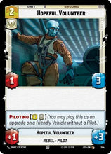 Hopeful Volunteer (Foil) (744) - Jump to Lightspeed Foil