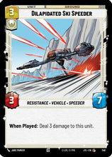 Dilapidated Ski Speeder (Foil) (746) - Jump to Lightspeed
