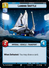 Landing Shuttle (Hyperspace Foil) (797) - Jump to Lightspeed Foil