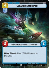 Cloaked StarViper (Hyperspace Foil) (801) - Jump to Lightspeed