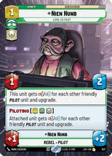 Nien Nunb - Loyal Co-Pilot (Hyperspace Foil) (827) - Jump to Lightspeed Foil