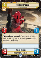 Sidon Ithano - The Crimson Corsair (Hyperspace Foil) (947) - Jump to Lightspeed Foil