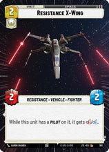 Resistance X-Wing (Hyperspace Foil) (981) - Jump to Lightspeed Foil