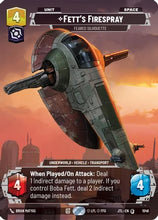 Fett's Firespray - Feared Silhouette (Prestige) (1046) - Jump to Lightspeed