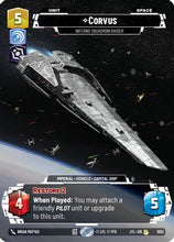 Corvus - Inferno Squadron Raider (Prestige Foil) (1052) - Jump to Lightspeed Foil