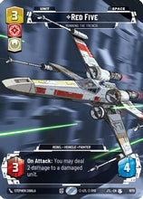 Red Five - Running the Trench (Prestige Foil) (1070) - Jump to Lightspeed Foil