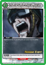 It's About Me Taking You On Right Here, Right Now (UEPR/OPM-1-065) - UE06BT One Punch Man Release Event Cards