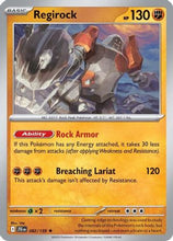 Regirock 82 - SV09 Journey Together Holofoil
