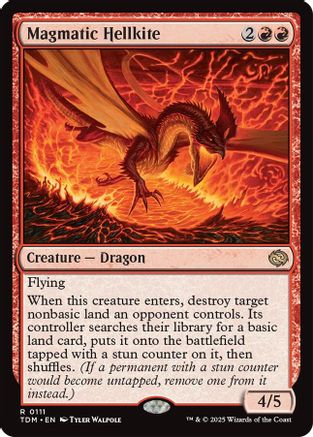Magmatic Hellkite (TDM-111) - Tarkir: Dragonstorm