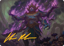 Rot-Curse Rakshasa Art Card (13/54) (Gold-Stamped Signature) (AATDM-013) - Art Series: Tarkir: Dragonstorm