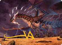 Neriv, Heart of the Storm Art Card (25/54) (Gold-Stamped Signature) (AATDM-025) - Art Series: Tarkir: Dragonstorm